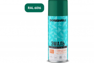 DONEWELL Эмаль  универсальная акриловая RAL 6016 тёмно-зелёная глянц. DW-A6016, 520 мл /12