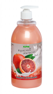 KIPNI крем-мыло жидк.унив. 0,9л с доз. Красный Апельсин/20